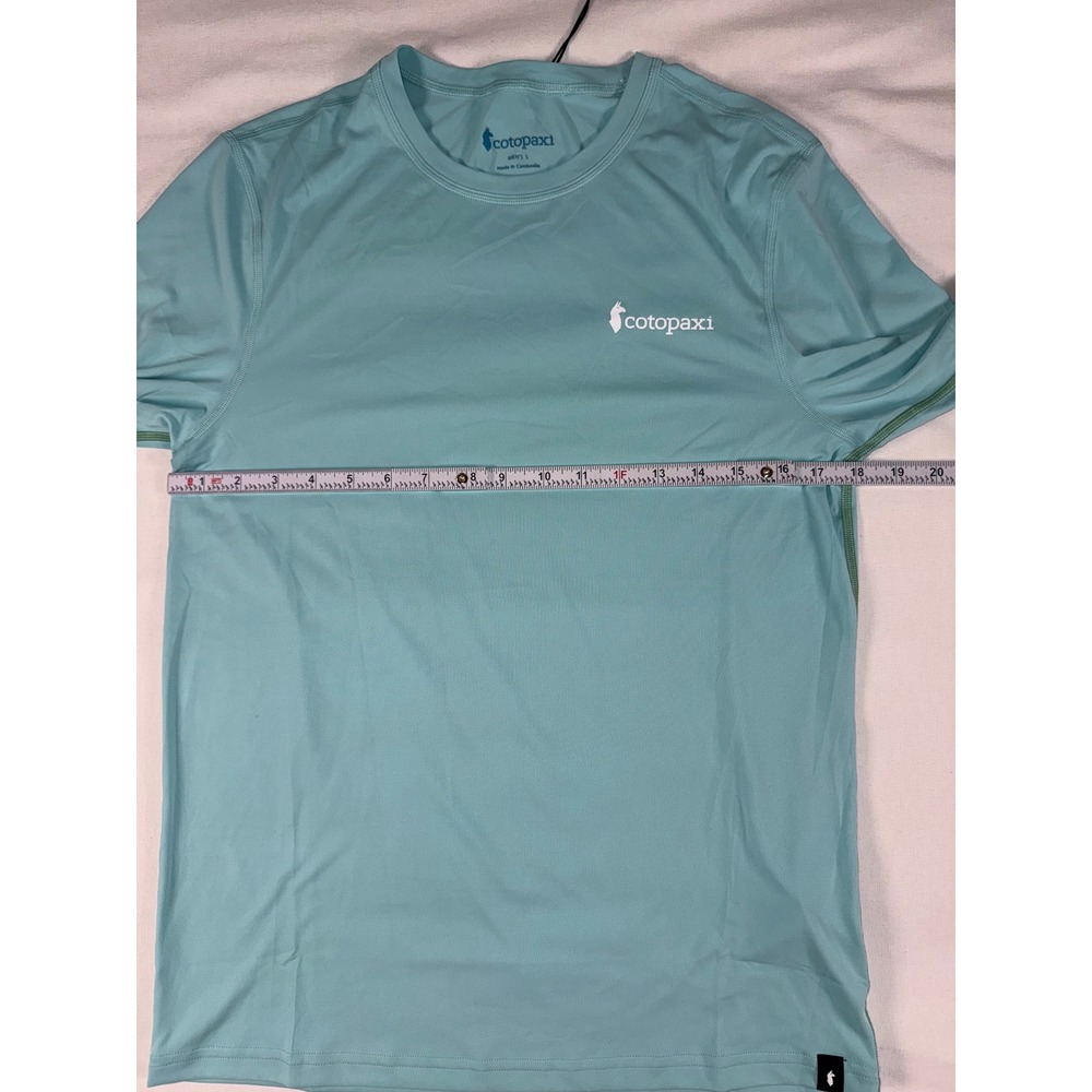 NWT Lot of 2 Cotopaxi Fino Long Sleeve Tech Mens S Small Sea Glass Blue Recycled - Picture 4 of 7